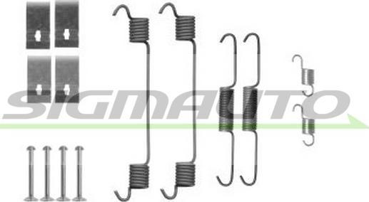 SIGMAUTO SK0860 - Комплектуючі, барабанний гальмівний механізм avtolavka.club