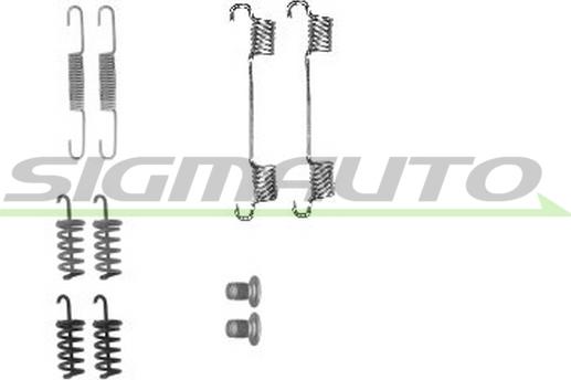 SIGMAUTO SK0874 - Комплектуючі, барабанний гальмівний механізм avtolavka.club