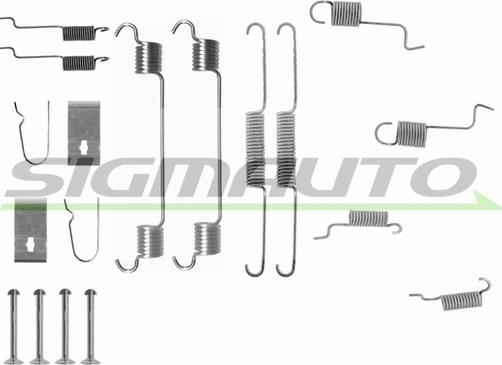 SIGMAUTO SK0742 - Комплектуючі, барабанний гальмівний механізм avtolavka.club