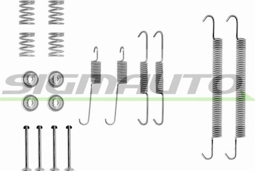 SIGMAUTO SK0757 - Комплектуючі, барабанний гальмівний механізм avtolavka.club