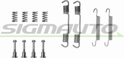 SIGMAUTO SK0708 - Комплектуючі, барабанний гальмівний механізм avtolavka.club