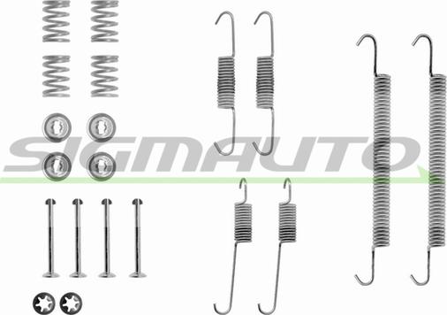 SIGMAUTO SK0707 - Комплектуючі, барабанний гальмівний механізм avtolavka.club