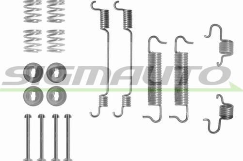 SIGMAUTO SK0780 - Комплектуючі, барабанний гальмівний механізм avtolavka.club