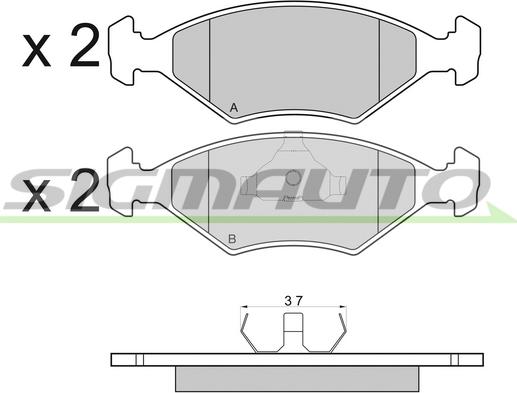 DJ Parts BP2259 - Гальмівні колодки, дискові гальма avtolavka.club