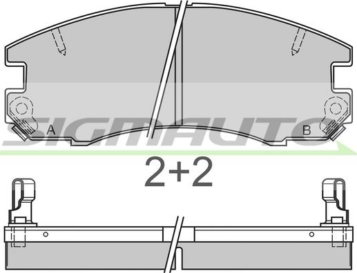 SAFETY TA268WK - Гальмівні колодки, дискові гальма avtolavka.club