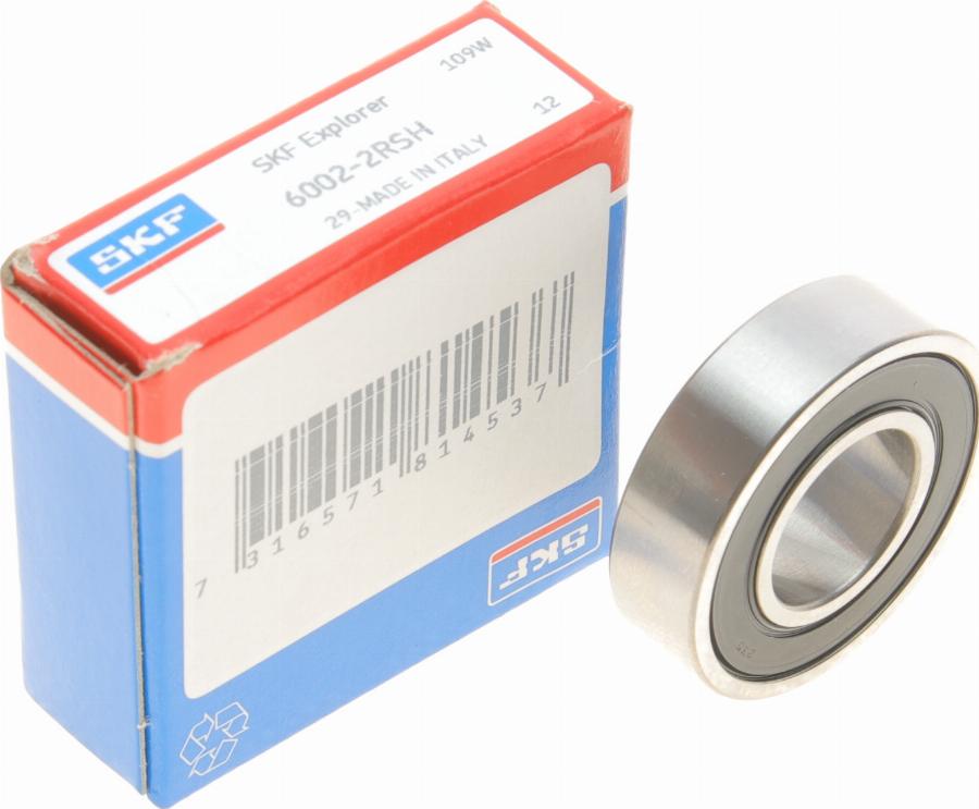 SKF 60022RSH - Центрувальний опорний підшипник, система зчеплення avtolavka.club