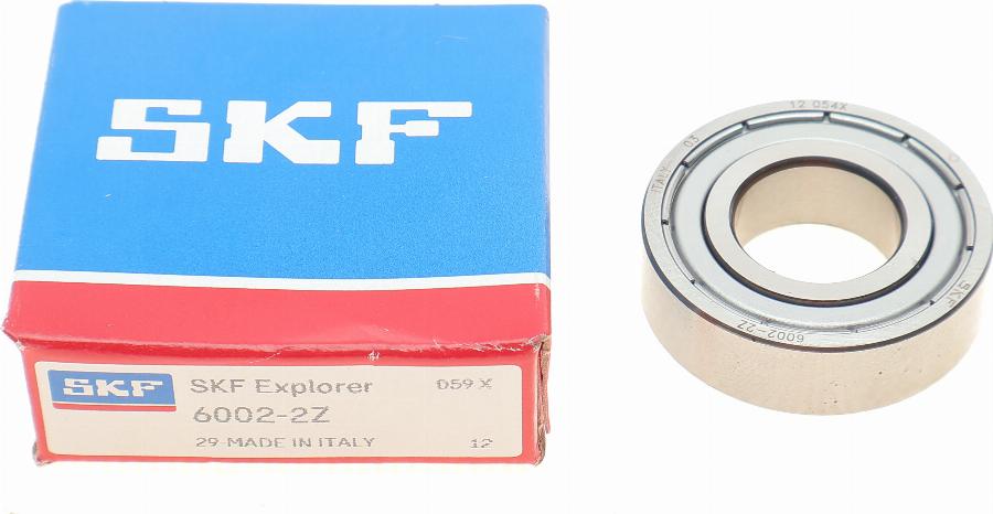 SKF 60022Z - Центрувальний опорний підшипник, система зчеплення avtolavka.club