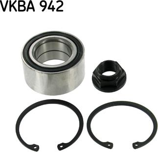 SKF VKBA 942 - Комплект підшипника маточини колеса avtolavka.club