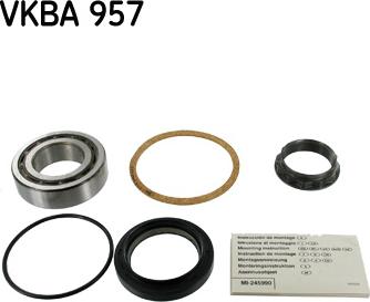 SKF VKBA 957 - Комплект підшипника маточини колеса avtolavka.club