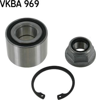 SKF VKBA 969 - Комплект підшипника маточини колеса avtolavka.club