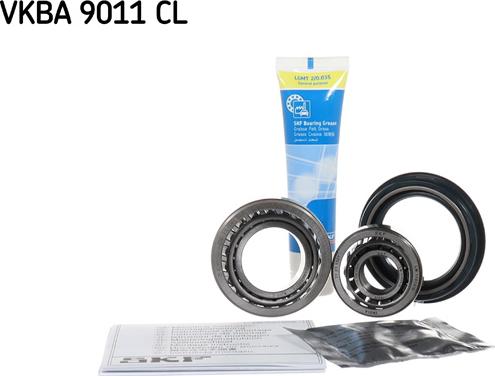 SKF VKBA 9011 CL - Комплект підшипника маточини колеса avtolavka.club