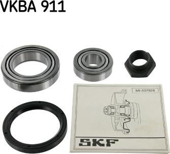 SKF VKBA 911 - Комплект підшипника маточини колеса avtolavka.club