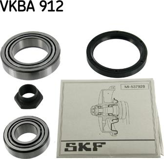 SKF VKBA 912 - Комплект підшипника маточини колеса avtolavka.club