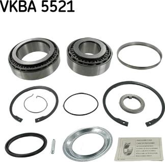 SKF VKBA 5521 - Комплект підшипника маточини колеса avtolavka.club