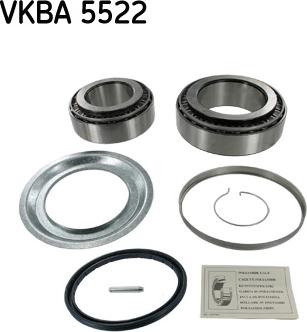 SKF VKBA 5522 - Комплект підшипника маточини колеса avtolavka.club