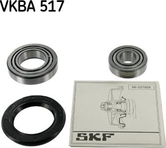 SKF VKBA 517 - Комплект підшипника маточини колеса avtolavka.club