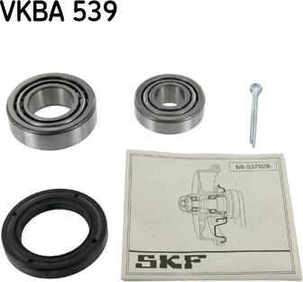 SKF VKBA 539 - Комплект підшипника маточини колеса avtolavka.club