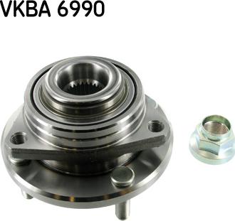 SKF VKBA 6990 - Комплект підшипника маточини колеса avtolavka.club