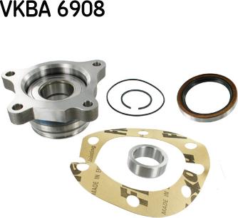 SKF VKBA 6908 - Комплект підшипника маточини колеса avtolavka.club