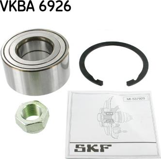 SKF VKBA 6926 - Комплект підшипника маточини колеса avtolavka.club