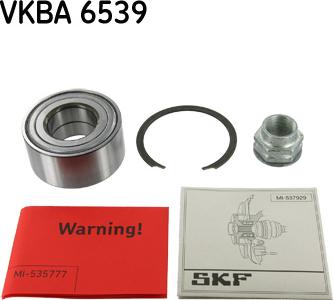 SKF VKBA 6539 - Комплект підшипника маточини колеса avtolavka.club