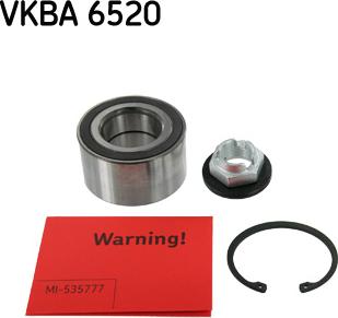 SKF VKBA 6520 - Комплект підшипника маточини колеса avtolavka.club