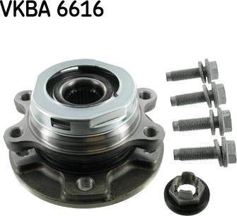 SKF VKBA 6616 - Комплект підшипника маточини колеса avtolavka.club