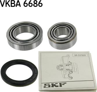 SKF VKBA 6686 - Комплект підшипника маточини колеса avtolavka.club