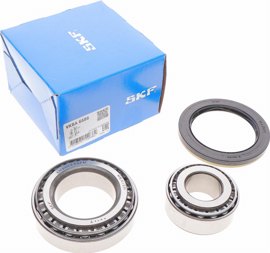 SKF VKBA 6686 - Комплект підшипника маточини колеса avtolavka.club