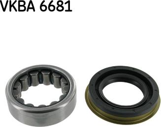 SKF VKBA 6681 - Комплект підшипника маточини колеса avtolavka.club