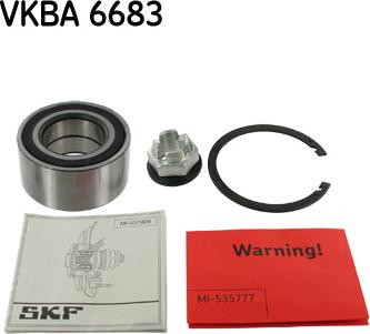 SKF VKBA 6683 - Комплект підшипника маточини колеса avtolavka.club