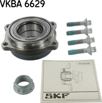SKF VKBA 6629 - Комплект підшипника маточини колеса avtolavka.club