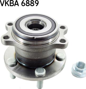 SKF VKBA 6889 - Комплект підшипника маточини колеса avtolavka.club