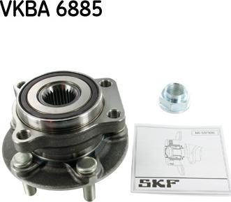 SKF VKBA 6885 - Комплект підшипника маточини колеса avtolavka.club