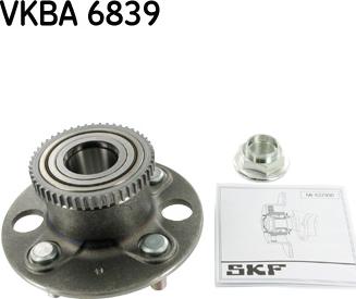 SKF VKBA 6839 - Комплект підшипника маточини колеса avtolavka.club