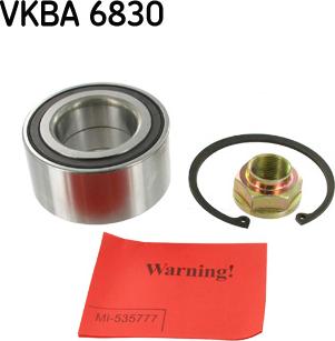 SKF VKBA 6830 - Комплект підшипника маточини колеса avtolavka.club