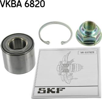 SKF VKBA 6820 - Комплект підшипника маточини колеса avtolavka.club