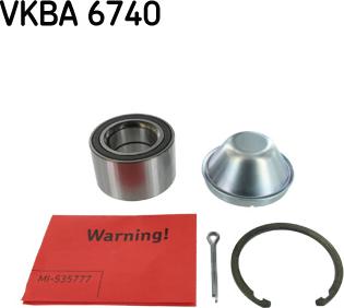 SKF VKBA 6740 - Комплект підшипника маточини колеса avtolavka.club