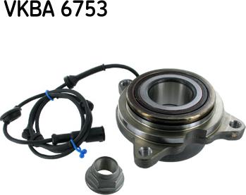 SKF VKBA 6753 - Комплект підшипника маточини колеса avtolavka.club