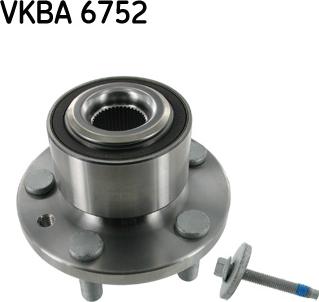 SKF VKBA 6752 - Комплект підшипника маточини колеса avtolavka.club