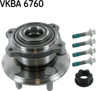 SKF VKBA 6760 - Комплект підшипника маточини колеса avtolavka.club
