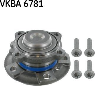 SKF VKBA 6781 - Комплект підшипника маточини колеса avtolavka.club