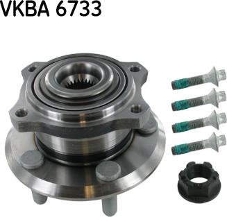 SKF VKBA 6733 - Комплект підшипника маточини колеса avtolavka.club