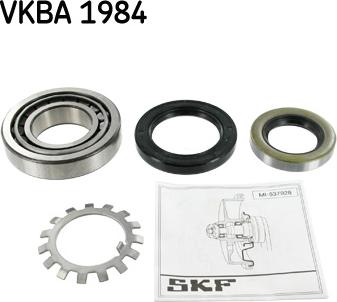 SKF VKBA 1984 - Комплект підшипника маточини колеса avtolavka.club