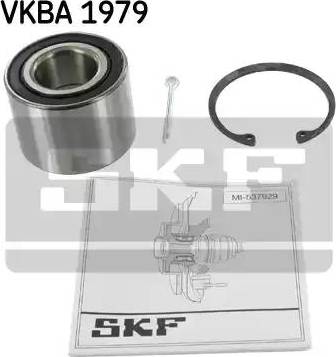 SKF VKBA 1979 - Комплект підшипника маточини колеса avtolavka.club