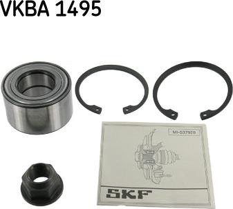 SKF VKBA 1495 - Комплект підшипника маточини колеса avtolavka.club