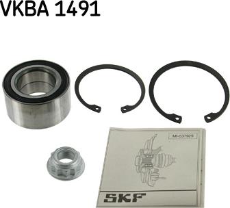 SKF VKBA 1491 - Комплект підшипника маточини колеса avtolavka.club