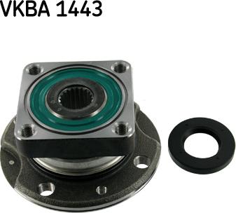 SKF VKBA 1443 - Комплект підшипника маточини колеса avtolavka.club