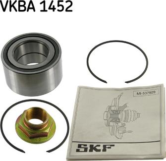 SKF VKBA 1452 - Комплект підшипника маточини колеса avtolavka.club