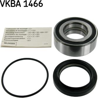 SKF VKBA 1466 - Комплект підшипника маточини колеса avtolavka.club